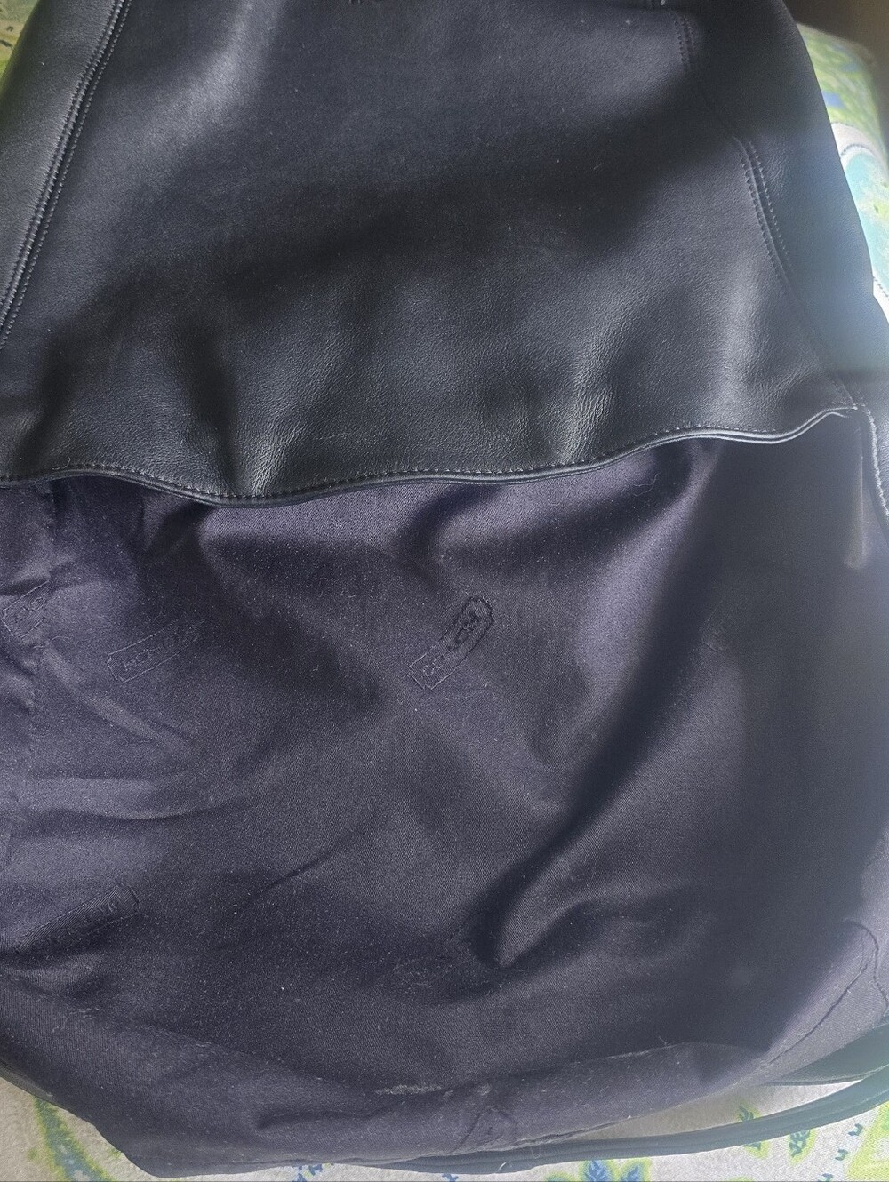 Coach Lexington 4180 Vintage 1998 Drawstring Bucket Bag Y2K Black Leather Italy - Picture 11 of 15